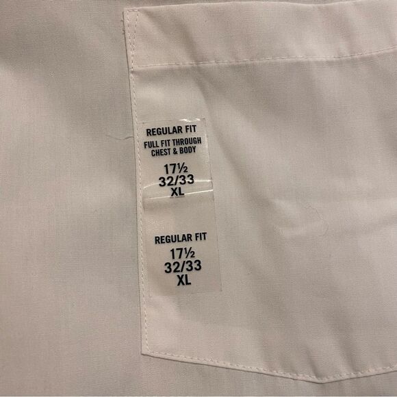 Van Heusen White Casual Button Down Shirt - Picture 7 of 9